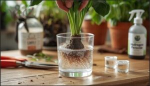 treating roots with fungicide or natural solutions treating roots with fungicide or natural solutions