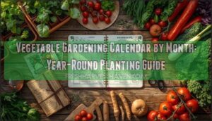 vegetable gardening calendar by month
