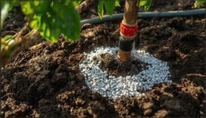 watering after application watering after application