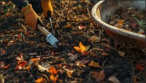 weeding and managing debris weeding and managing debris