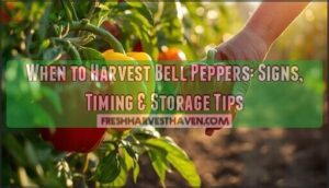when to harvest bell peppers when to harvest bell peppers