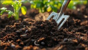 work in well-aged manure for fertility work in well-aged manure for fertility