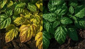 yellowing and browning leaves yellowing and browning leaves
