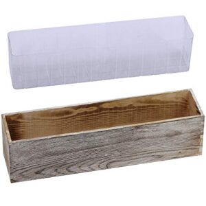 1 Pcs Wood Planter Rectangle B07QGY7D3F