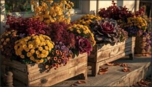 adding fall blooms and foliage to containers adding fall blooms and foliage to containers