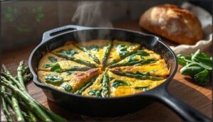 asparagus and spinach frittata asparagus and spinach frittata