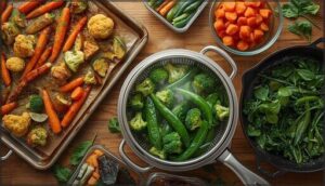 batch cooking: roasting, steaming, sautéing batch cooking: roasting, steaming, sautéing