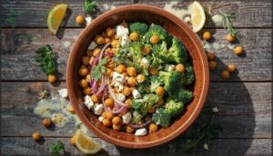 broccoli and chickpea salad broccoli and chickpea salad