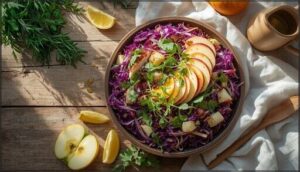 cabbage salad with apples and arugula cabbage salad with apples and arugula