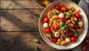 caprese pasta salad caprese pasta salad