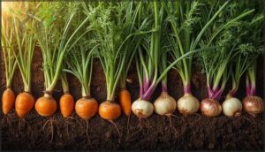 carrots and onions carrots and onions