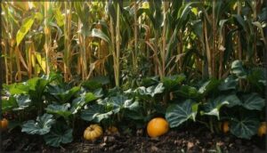 corn, beans, and squash (three sisters) corn, beans, and squash (three sisters)