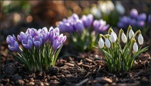 crocus, glory of the snow, and more crocus, glory of the snow, and more