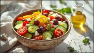 cucumber tomato salad with greek dressing cucumber tomato salad with greek dressing