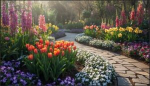 designing a colorful spring flower garden designing a colorful spring flower garden