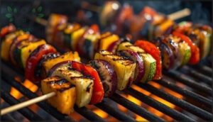 grilled veggie skewers grilled veggie skewers