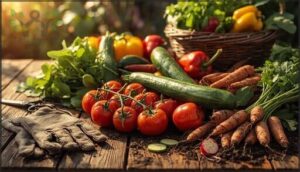 harvesting and storing homegrown vegetables harvesting and storing homegrown vegetables