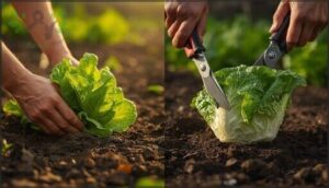 harvesting outer leaves vs. whole plants harvesting outer leaves vs. whole plants