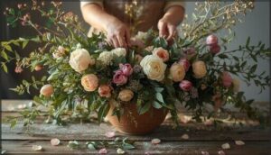 incorporating foliage and branches incorporating foliage and branches