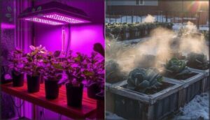 indoor vs. outdoor winter vegetables indoor vs. outdoor winter vegetables