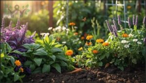 integrating herbs and flowers integrating herbs and flowers