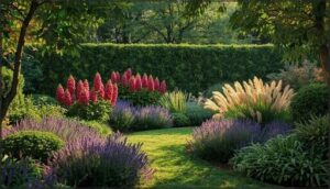 layered planting for visual depth layered planting for visual depth