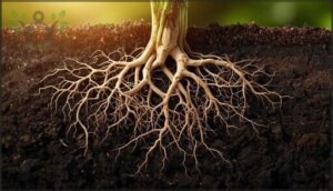 leave beneficial plant roots in soil leave beneficial plant roots in soil