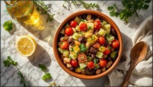 mediterranean bean salad mediterranean bean salad