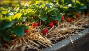 mulching for clean fruit and moisture retention mulching for clean fruit and moisture retention