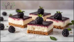 no-bake blackberry cheesecake bars no-bake blackberry cheesecake bars