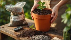 preparing soil and planting blueberries preparing soil and planting blueberries
