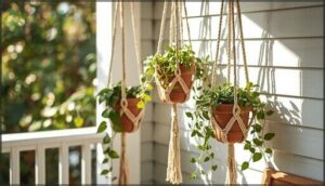 quick diy hanging planters quick diy hanging planters