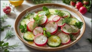 radish and cucumber herb salad radish and cucumber herb salad