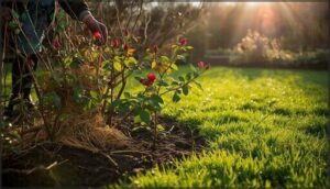 removing winter protection and spring recovery removing winter protection and spring recovery