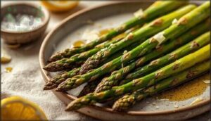 roasted asparagus with olive oil roasted asparagus with olive oil