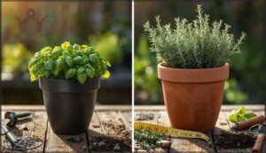 selecting containers for annual vs. perennial herbs selecting containers for annual vs. perennial herbs