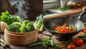 stir-frying and steaming for nutrition stir-frying and steaming for nutrition