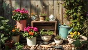 upcycled containers as unique planters upcycled containers as unique planters