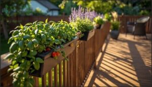 using planters on patios, decks, and railings using planters on patios, decks, and railings