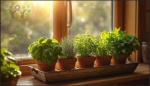 windowsill tray herb gardens windowsill tray herb gardens