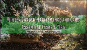 winter garden maintenance and care