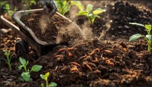 adding compost and aged manure adding compost and aged manure