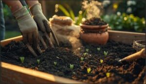 amend soil with organic matter like compost or manure amend soil with organic matter like compost or manure