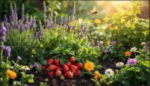 best herbs and flowers for strawberries best herbs and flowers for strawberries
