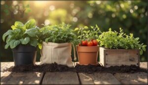 comparing container materials: plastic, fabric, ceramic, wood comparing container materials: plastic, fabric, ceramic, wood