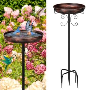 Daoeny 35In Metal Bird Bath B0CZ63PY86
