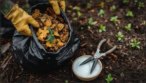 disposing of diseased or broken plants safely disposing of diseased or broken plants safely