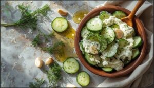 easy greek tzatziki cucumber salad easy greek tzatziki cucumber salad