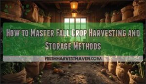 fall crop harvesting and storage methods fall crop harvesting and storage methods