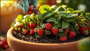 feeding and fertilizing container strawberries feeding and fertilizing container strawberries